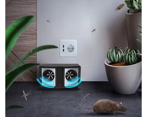 Ультразвуковий електронний відлякувач гризунів мишей щур dual sonic pest Ультразвуковий електронний відлякувач гризунів мишей щур dual sonic pest
