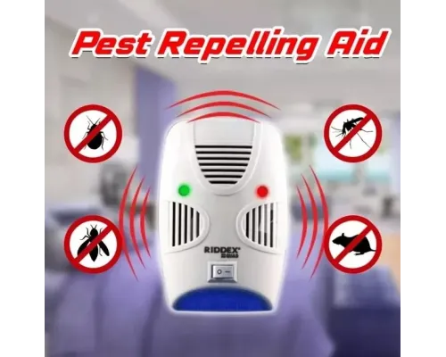 Ультразвуковой, электромагнитный отпугиватель грызунов и насекомых Pest Repelling Aid Ультразвуковой, электромагнитный отпугиватель грызунов и насекомых Pest Repelling Aid