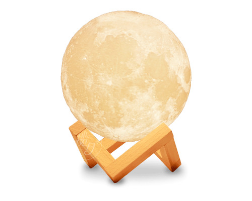 Нічник 3D світильник місяць Moon Touch Control 15 см, 5 режимів