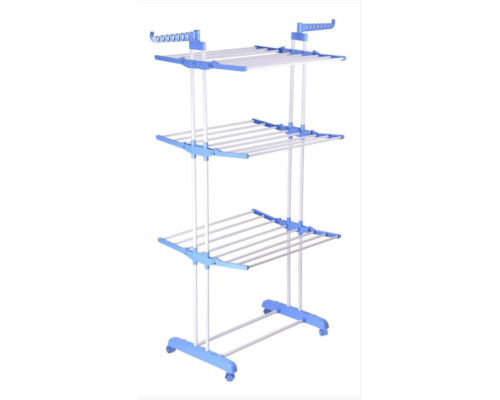 Багатоярусна сушарка для білизни, речей, одягу Garment rack with wheels складана