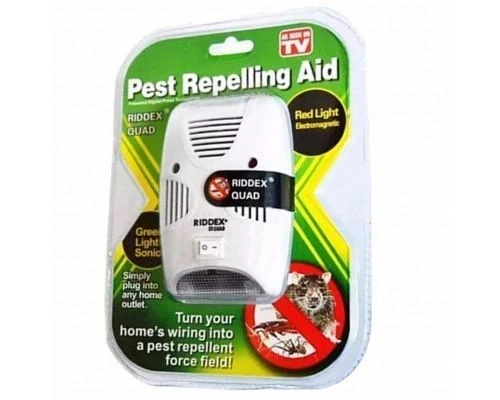 Ультразвуковой, электромагнитный отпугиватель грызунов и насекомых Pest Repelling Aid Ультразвуковой, электромагнитный отпугиватель грызунов и насекомых Pest Repelling Aid