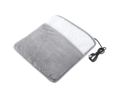 Портативная фланелевая грелка для ног с электрическим подогревом Foot warmer XL-997 Коврик с USB подогревом Портативная фланелевая грелка для ног с электрическим подогревом Foot warmer XL-997 Коврик с USB подогревом