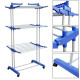 Багатоярусна сушарка для білизни, речей, одягу Garment rack with wheels складана