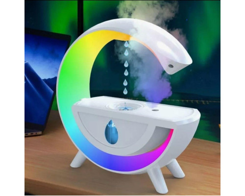 Зволожувач повітря G with water антигравітаційний крапельний ефект WHITE