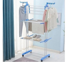Багатоярусна сушарка для білизни, речей, одягу Garment rack with wheels складана