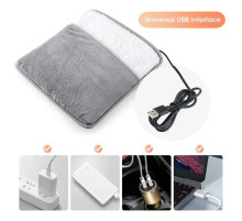 Портативна фланельова грілка для ніг з електричним підігрівом Foot warmer XL-997 Килимок з USB підігрівом