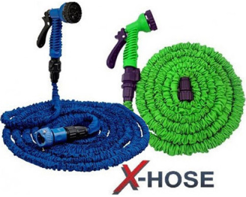 Шланг для поливання X HOSE 60 м із розпилювачем, садовий шланг, поливальний шланг для саду Шланг для поливання X HOSE 60 м із розпилювачем, садовий шланг, поливальний шланг для саду
