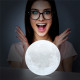 Нічник 3D світильник місяць Moon Touch Control 15 см, 5 режимів