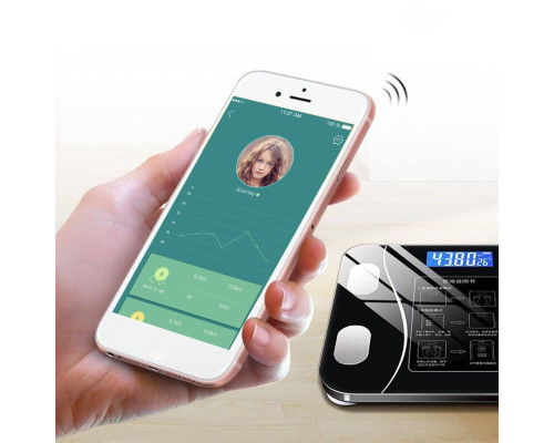 Напольные умные фитнес весы Bluetooth до 180 кг A-8003 / Смарт весы с приложением Напольные умные фитнес весы Bluetooth до 180 кг A-8003 / Смарт весы с приложением