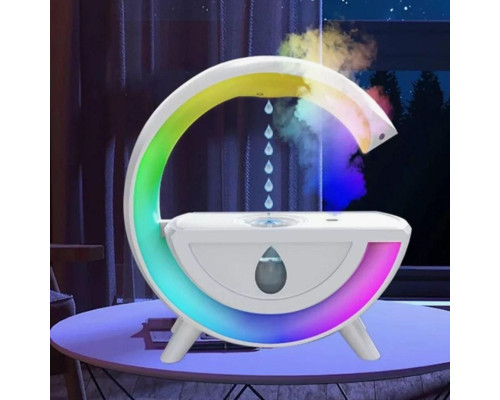 Зволожувач повітря G with water антигравітаційний крапельний ефект WHITE