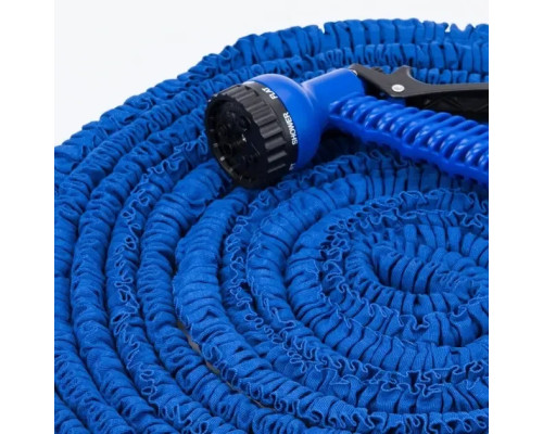Шланг садовый 120 м для полива с распылителем 7 режимов работы V-HOSE PRO Синий Шланг садовый 120 м для полива с распылителем 7 режимов работы V-HOSE PRO Синий