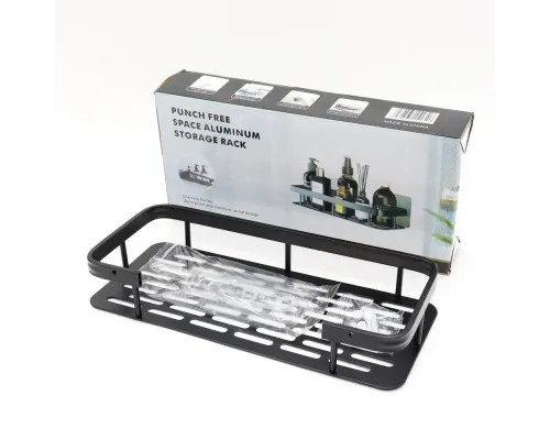 Подвесная металлическая полка для ванной комнаты Bathroom shelf Органайзер в ванную До 10 кг Подвесная металлическая полка для ванной комнаты Bathroom shelf Органайзер в ванную До 10 кг
