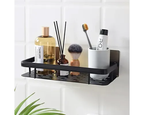 Подвесная металлическая полка для ванной комнаты Bathroom shelf Органайзер в ванную До 10 кг Подвесная металлическая полка для ванной комнаты Bathroom shelf Органайзер в ванную До 10 кг
