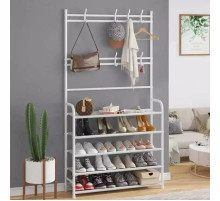 Универсальная вешалка для одежды New simple floor clothes rack size 60X29.5X151 см Белый