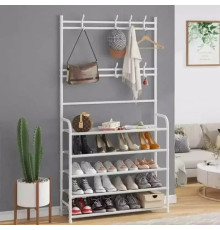 Универсальная вешалка для одежды New simple floor clothes rack size 60X29.5X151 см Белый
