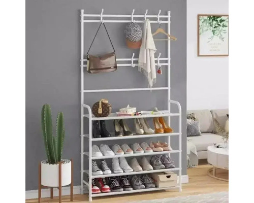 Универсальная вешалка для одежды New simple floor clothes rack size 60X29.5X151 см Белый