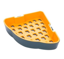 Полиця кутова для ванної Corner storage rack <unk> Пластикова настінна полиця у ванну кімнату