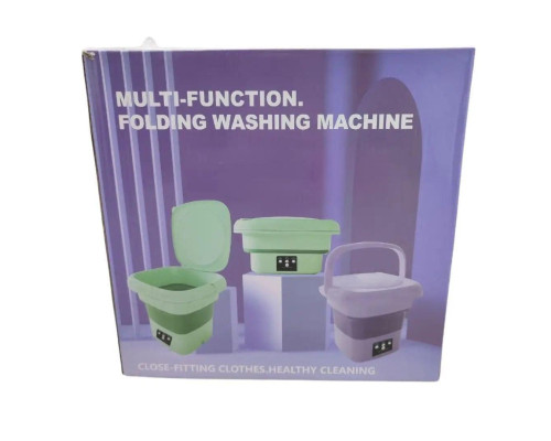 Портативная стиральная машина Mini Folding Washing Machine 6л. (мини стиралка) Зеленый Портативная стиральная машина Mini Folding Washing Machine 6л. (мини стиралка) Зеленый
