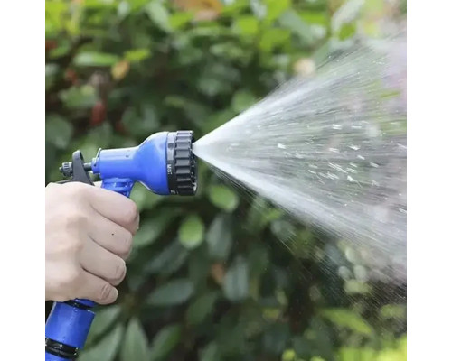 Шланг садовый 120 м для полива с распылителем 7 режимов работы V-HOSE PRO Синий Шланг садовый 120 м для полива с распылителем 7 режимов работы V-HOSE PRO Синий