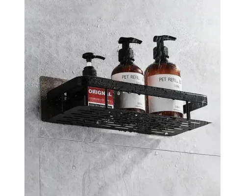Подвесная металлическая полка для ванной комнаты Bathroom shelf Органайзер в ванную До 10 кг Подвесная металлическая полка для ванной комнаты Bathroom shelf Органайзер в ванную До 10 кг