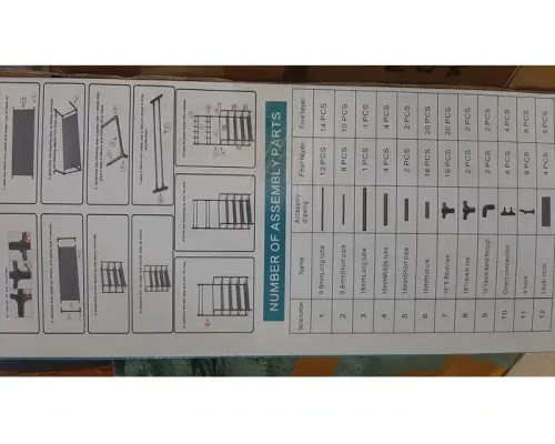 Универсальная вешалка для одежды New simple floor clothes rack size 60X29.5X151 см Белый