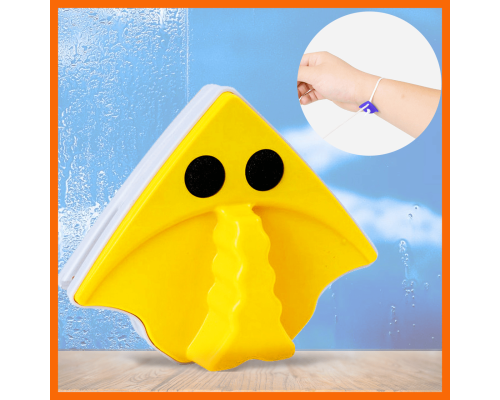 Магнитная щетка для мытья окон с двух сторон Easy Cleaner Wiper 01 мочалка для окон на магните Магнитная щетка для мытья окон с двух сторон Easy Cleaner Wiper 01 мочалка для окон на магните