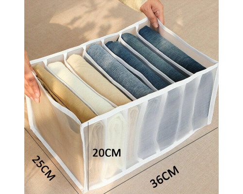 Прозрачный органайзер для одежды 2x7 отдела Paint storage W275 Прозрачный органайзер для одежды 2x7 отдела Paint storage W275