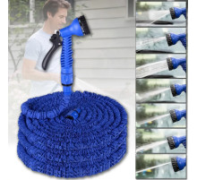 Шланг садовий 120 м для поливу з розпилювачем 7 режимів роботи V-HOSE PRO Синій