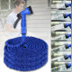 Шланг садовый 120 м для полива с распылителем 7 режимов работы V-HOSE PRO Синий