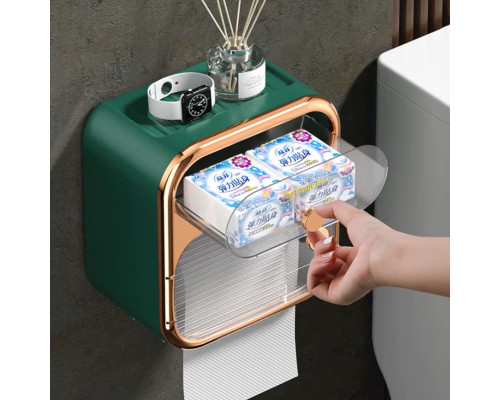Тримач для туалетного паперу Toilet Paper Holder GREEN Стильний і практичний аксесуар для ванної кімнати