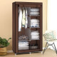 Тканевый шкаф складной STORAGE WARDROBE KM-105 на 2 секции (106х45х170 см), органайзер для одежды