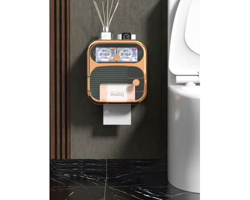 Тримач для туалетного паперу Toilet Paper Holder GREEN Стильний і практичний аксесуар для ванної кімнати