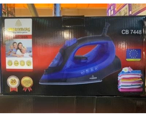 Праска Crownberg Cb-7448 2200 Вт парова праска для одягу, гарні праски, парова праска-очисник Праска Crownberg Cb-7448 2200 Вт парова праска для одягу, гарні праски, парова праска-очисник