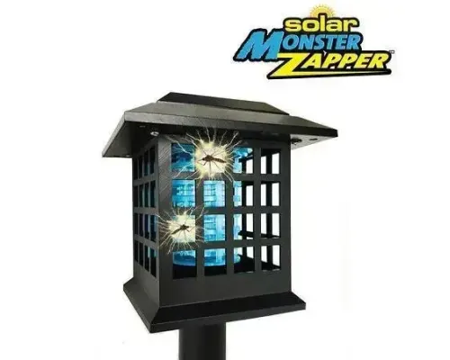 Винищувач комарів із сонячною панеллю Solar Monster Zapper Винищувач комарів із сонячною панеллю Solar Monster Zapper
