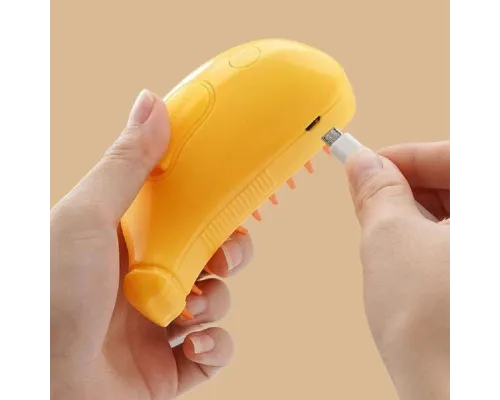 Парова масажна щітка 3 в 1 для собак і котів, для догляду за шерстю + USB зі зволоженням SBC-1 Парова масажна щітка 3 в 1 для собак і котів, для догляду за шерстю + USB зі зволоженням SBC-1