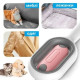 Щітка для вичісування шерсті хатніх тварин 4 в 1 Pet Cleaning Comb з масажем і чищенням речей Pink W28