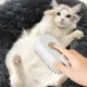 Щітка-масажер-спрей парова Pet Spray Massage Brush 3в1 для вичісування собак і кішок Біла