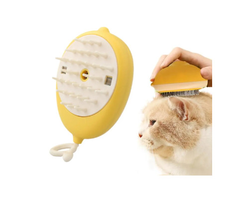 Щітка масажна для догляду за шерстю тварин 4 в 1 ПАРОВА Pet comb
