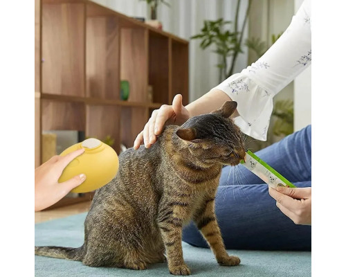 Щітка масажна для догляду за шерстю тварин 4 в 1 ПАРОВА Pet comb
