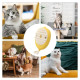 Щітка масажна для догляду за шерстю тварин 4 в 1 ПАРОВА Pet comb
