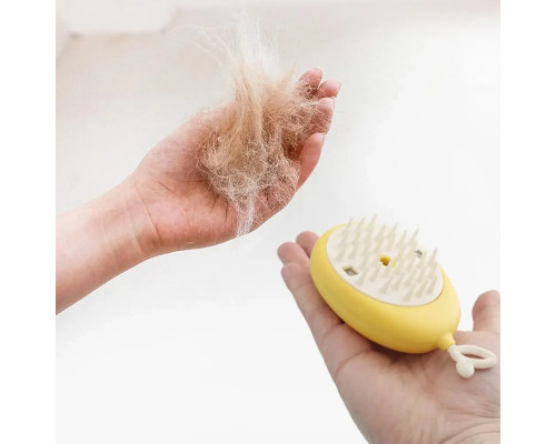 Щітка масажна для догляду за шерстю тварин 4 в 1 ПАРОВА Pet comb