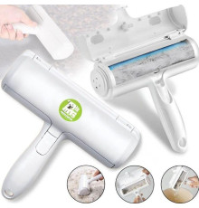 Щітка для збирання та видалення шерсті тварин Біла Pet Hair Remover Roller ролик із контейнером для чищення