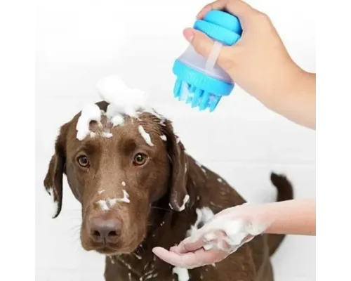 Щітка масажна для тварин Cleaning Device The Gentle Dog Washer