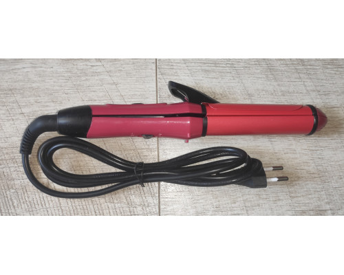 Распродажа Щипцы утюжок для волос Nova NHC-2009 розовые