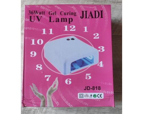 Распродажа УФ лампа для маникюра Jiadi JD-818 новая