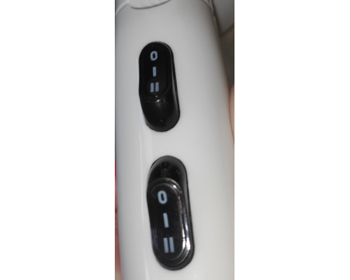 Фен мощный Atlanfa AT-Q63 2500 W с щелевой насадкой белый