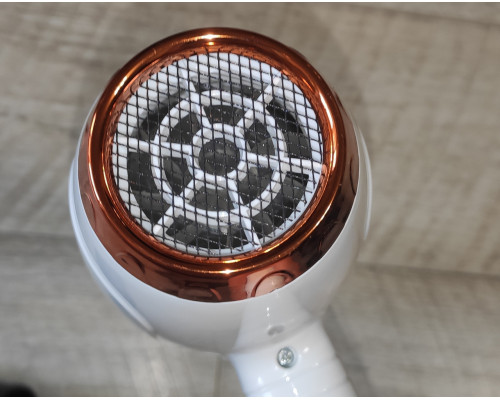 Фен мощный Atlanfa AT-Q63 2500 W с щелевой насадкой белый