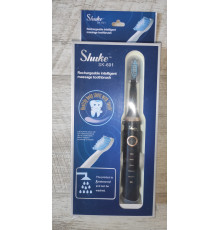 Электрическая зубная щётка с аккумулятором Shuke SK-601 новая черная