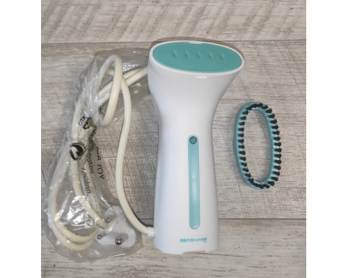 Отпариватель ручной электрический для одежды Rapid Steam 2000 900W контейнер 100 мл новый белый