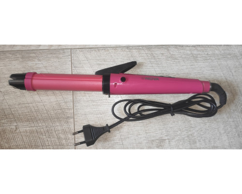 Распродажа Плойка щипцы для волос 2 in 1 Nova NHC-1818SC розовая